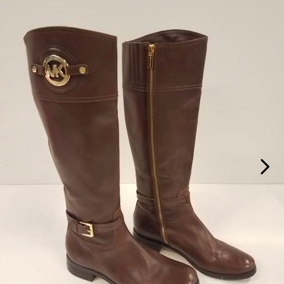 Michael kors leather riding boots - Picture 3 of 5
